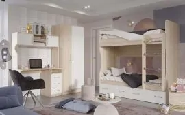 БУРАТИНО Детская (Сонома/Белый) | фото